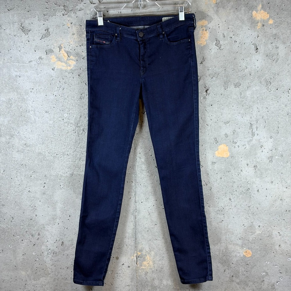 Diesel Doris Jeans Womens 31x32 Blue Denim Made In Italy Skinny Leg Gorpcore
